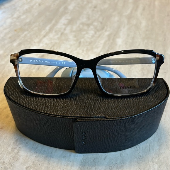 Prada Eyewear VPR01V-F Black/Tort 55-16-140 - Picture 1 of 8